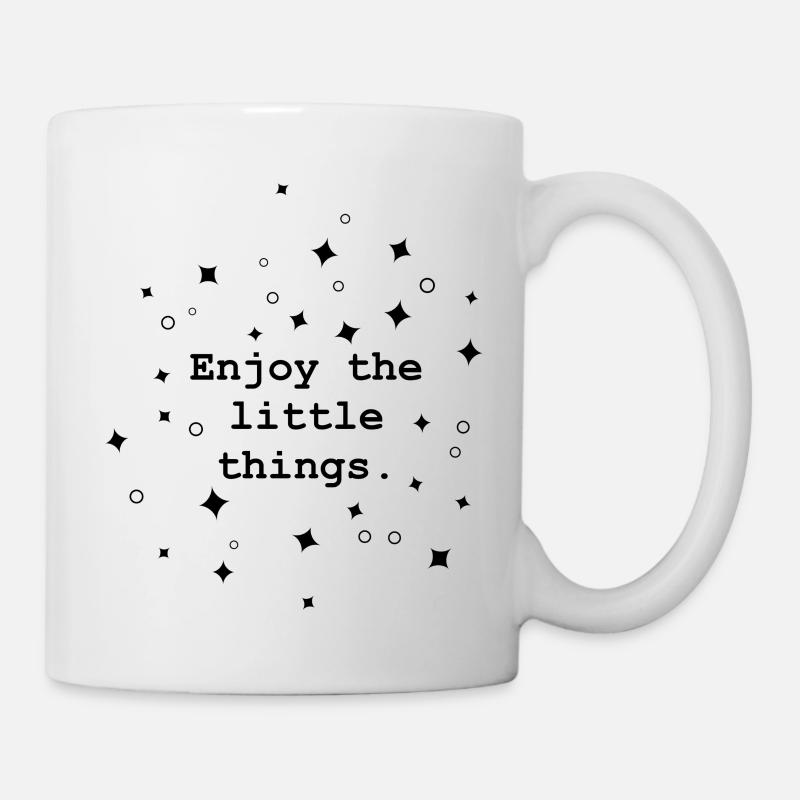 Profitez des petites choses. - Mug blanc - blanc