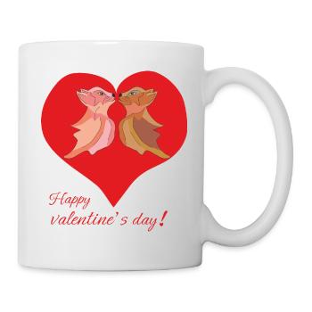Happy Valentine's Day! - Mug - white - Right