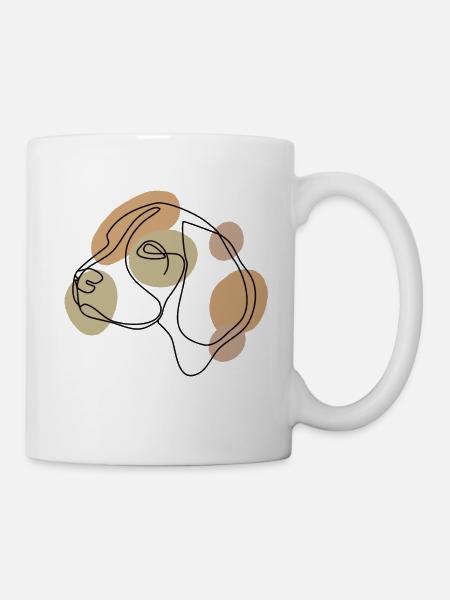 BEAGLE - Mug blanc - blanc