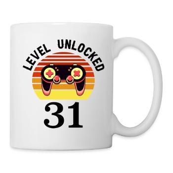 Niveau 31 débloqué 31 Anniversaire 31 ans - Mug blanc - blanc - Droite