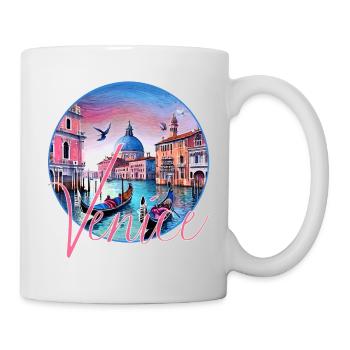 Venedig Venice Gondeln Italien Italy holidays - Tasse - Weiß - Rechts