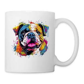 Cool English Bulldog - Mug - white - Right
