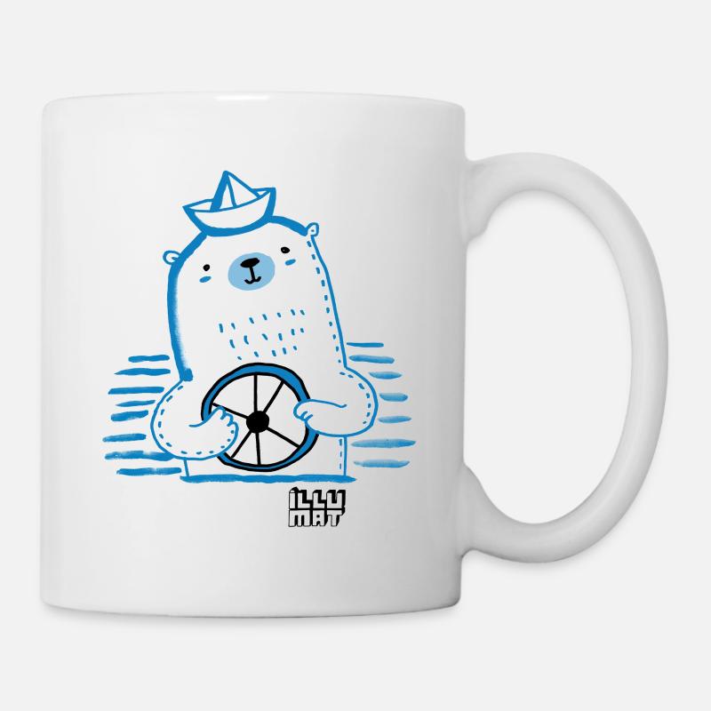Ahoi Seebär - Tasse - Weiß
