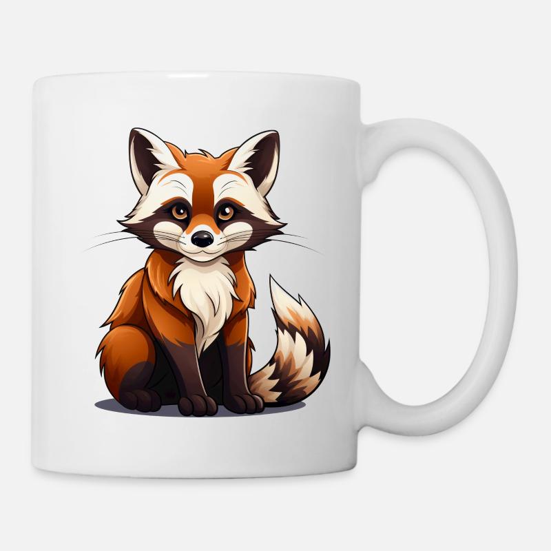 raton laveur - Mug blanc - blanc