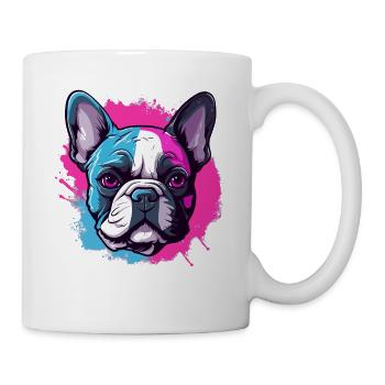 Naughty French Bulldog - Mug - white - Right