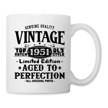 Iconic 1951 Birthday T-Shirt - Mug - white - Right