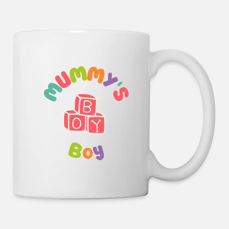 Mumms Boy Blocks - Mug - white
