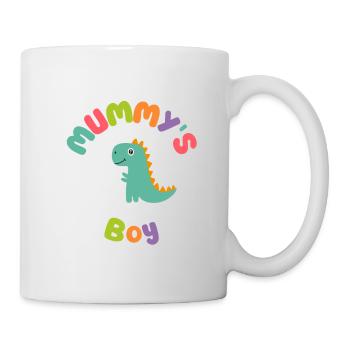 Mummys Boy Dino - Mug - white - Right