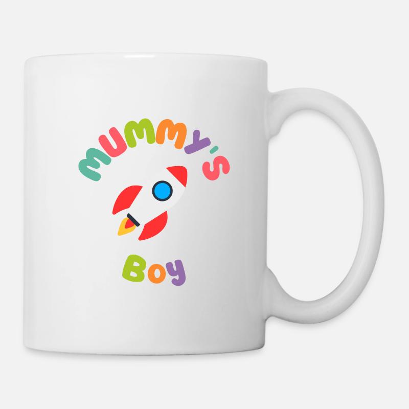 Mummys Junge Rakete - Tasse - Weiß
