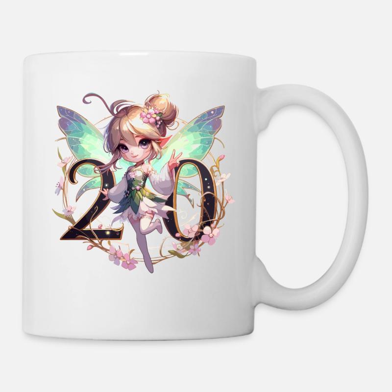 20 ans de conception de Fairy Elfe - Mug blanc - blanc
