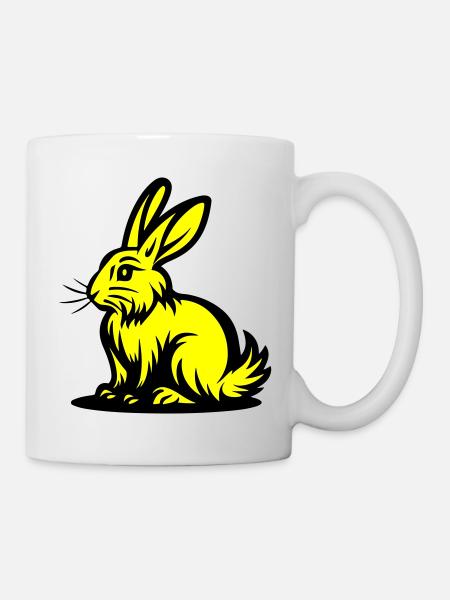 Hase Ostern - Tasse - Weiß