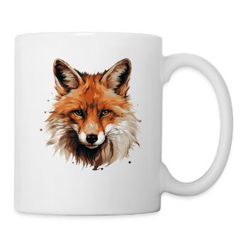 Renard roux - Mug blanc - blanc - Droite