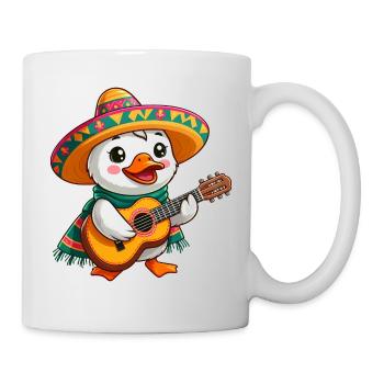 Sweet Duck Guitarist Cinco de Mayo - Mug - white - Right