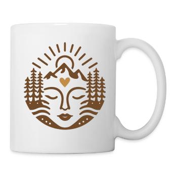 Feiere die Mutter Erde - Tasse - Weiß - Rechts