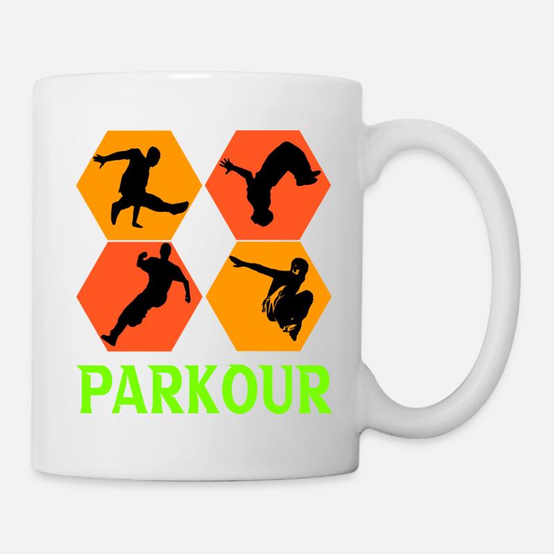 Le parkour - Mug blanc - blanc