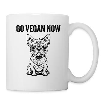 GO VEGAN NOW - Mug - white - Right