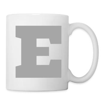 Buchstabe e sport - Tasse - Weiß - Rechts