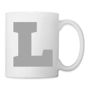 Letter l sport - Mug - white - Right