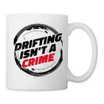La dérive n’est pas un crime - cadeau d’amoureux de la voiture - Mug blanc - blanc - Droite