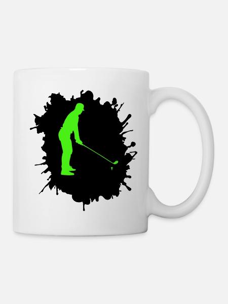 golf klecks - Tasse - Weiß