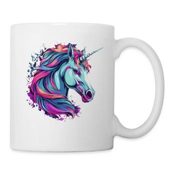 Licorne - Mug blanc - blanc - Droite