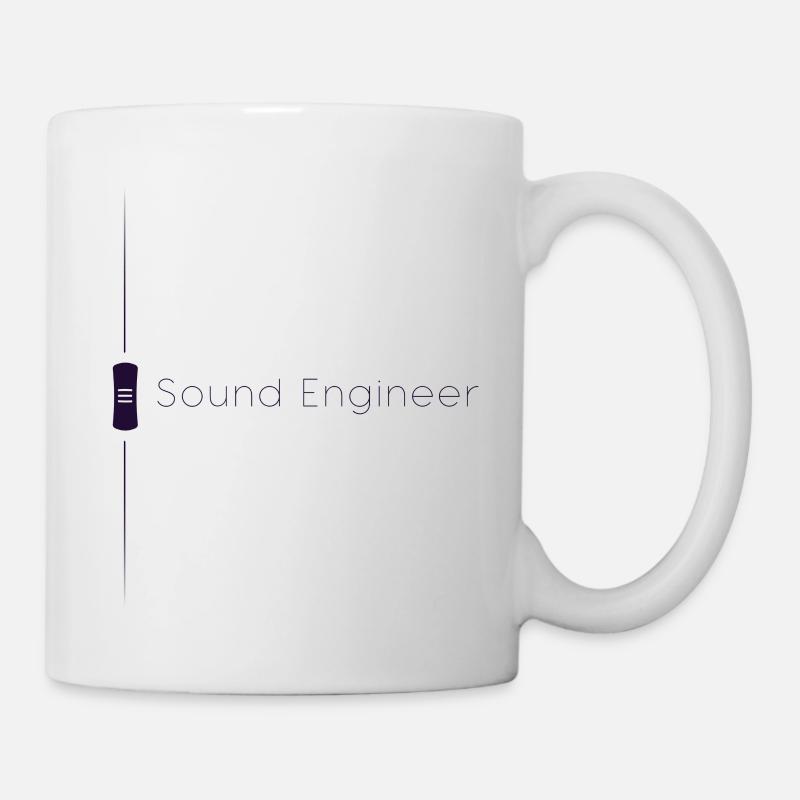 Tontechniker Fader Lila - Tasse - Weiß