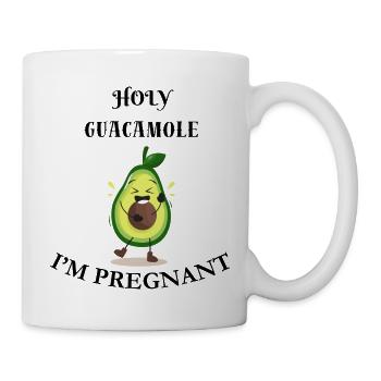 Heilige Guacamole Ich bin schwanger - Tasse - Weiß - Rechts