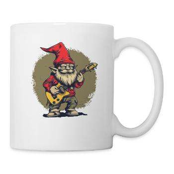 Nain de jardin en métal lourd - Mug blanc - blanc - Droite