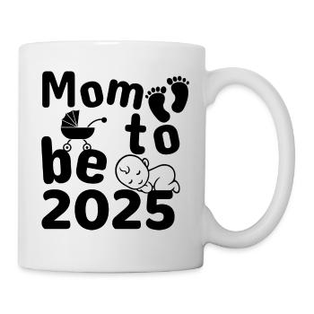 Future maman 2025, future maman 2025 - Mug blanc - blanc - Droite