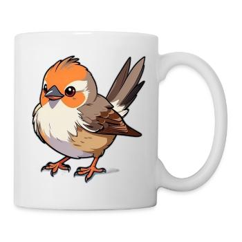 young sparrow - Mug - white - Right