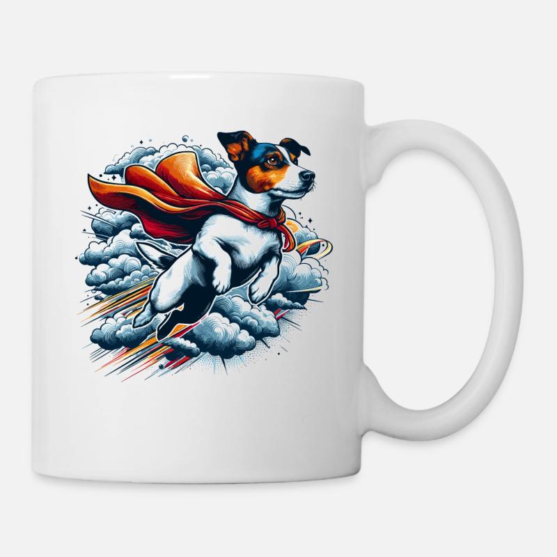 Super chien Jack Russell Terrier cadeau - Mug blanc - blanc