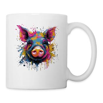 Funny Piglet - Mug - white - Right