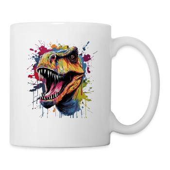 Dinosaure T-Rex - Mug blanc - blanc - Droite