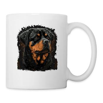 Rottweiler dog - Mug - white - Right