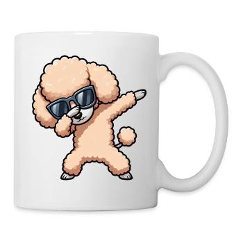 Cool Poodle Dab Pose Funny - Mug - white - Right