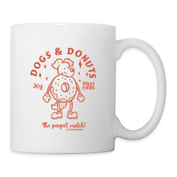 Dogs and Donut - The perfect match! - Mug - white - Right