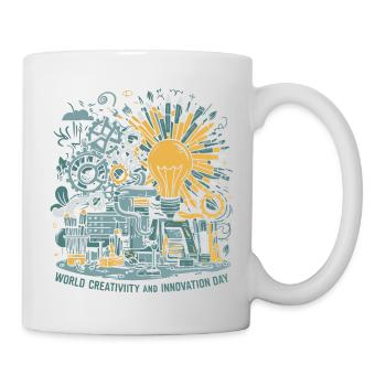 World Creativity and Innovation Day - Tasse - Weiß - Rechts