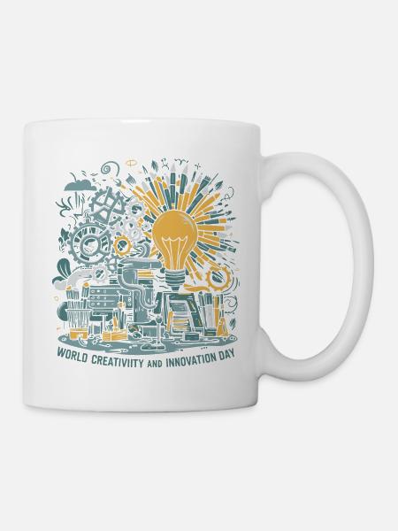 Journée mondiale de la créativité et de l’innovation - Mug blanc - blanc