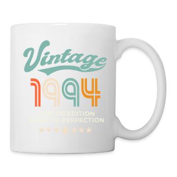 Jahrgang 1994 Geburtstag 1994 30 Jahre alt - Tasse - Weiß - Rechts