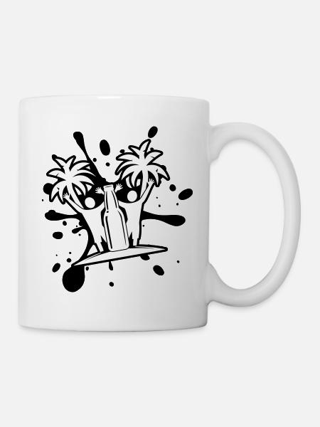 Drinking Beach Party - Tasse - Weiß