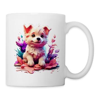 Hund Dog V1 24 15 - Tasse - Weiß - Rechts