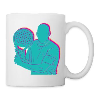 Raquette de padel Tennis Sport I Cadeau - Mug blanc - blanc - Droite