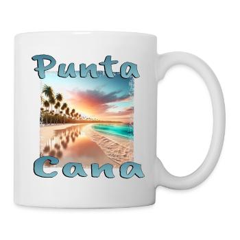 Punta Cana Dream Beach at Sunset - Mug - white - Right