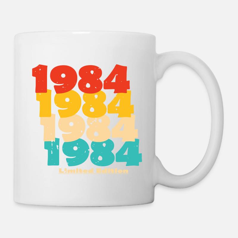 1984: Limitierte Auflage - 40-jähriges Jubiläum - Tasse - Weiß