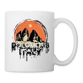 Dolomites Dolomites Tre Cime Lavaredo Trois Pics - Mug blanc - blanc - Droite