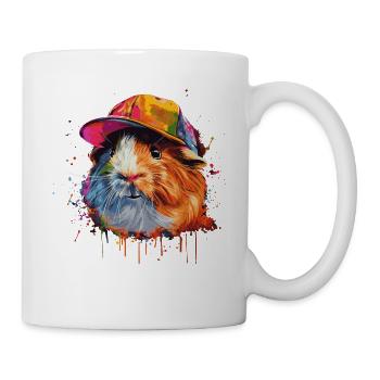 Cool guinea pig - Mug - white - Right