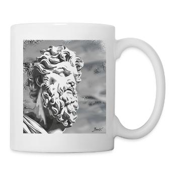 Le philosophe - Mug blanc - blanc - Droite