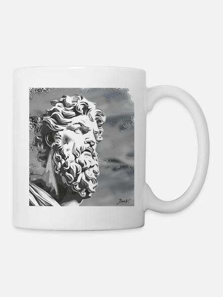 Le philosophe - Mug blanc - blanc