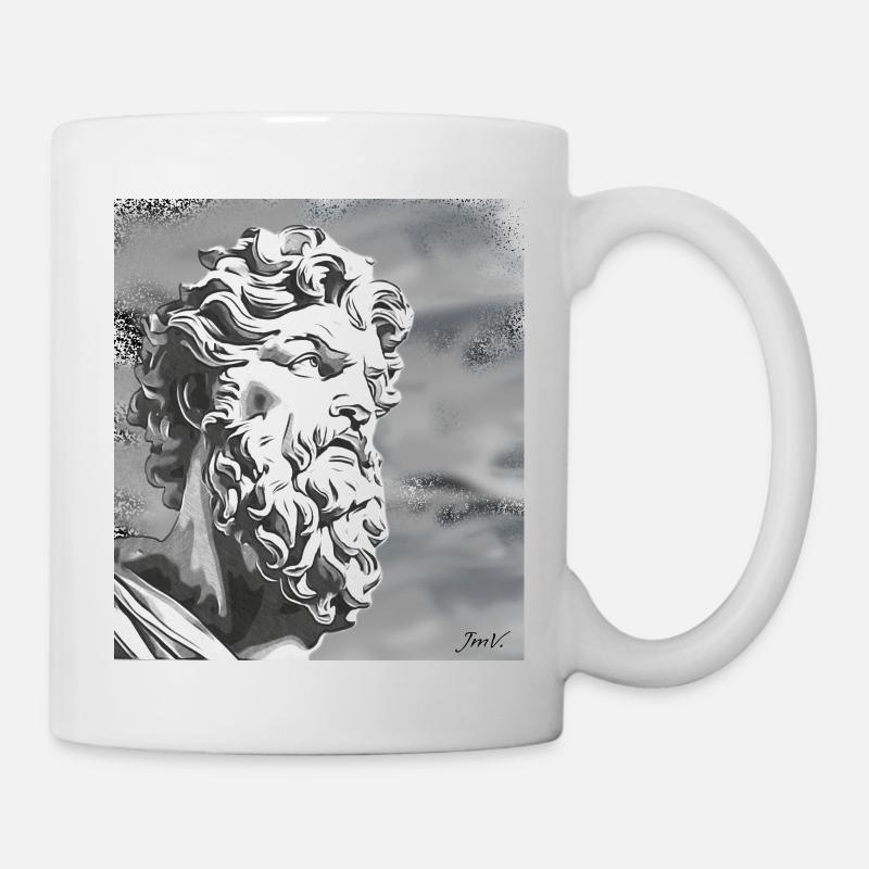 Le philosophe - Mug blanc - blanc