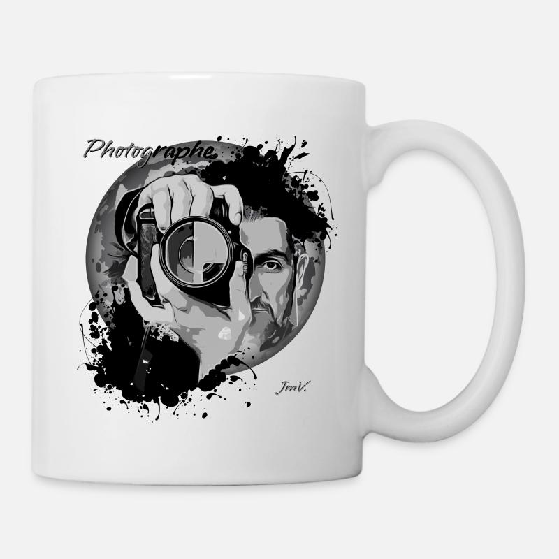 Photographe l instant présent - Mug blanc - blanc